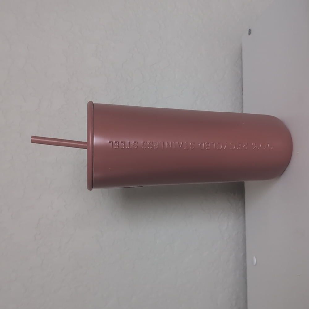 Starbucks Recycled Cup Triangle Tumbler Terracotta/Brown 24oz Venti Bran… - Picture 4 of 7
